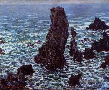  belle Peintre - Les pyramides de Port Coton BelleIleenMer Claude Monet